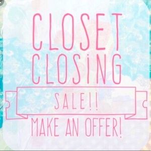 CLOSET CLOSING 8/21/2021